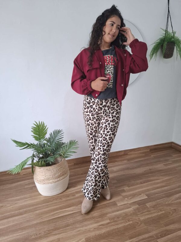 Pantalón leopardo