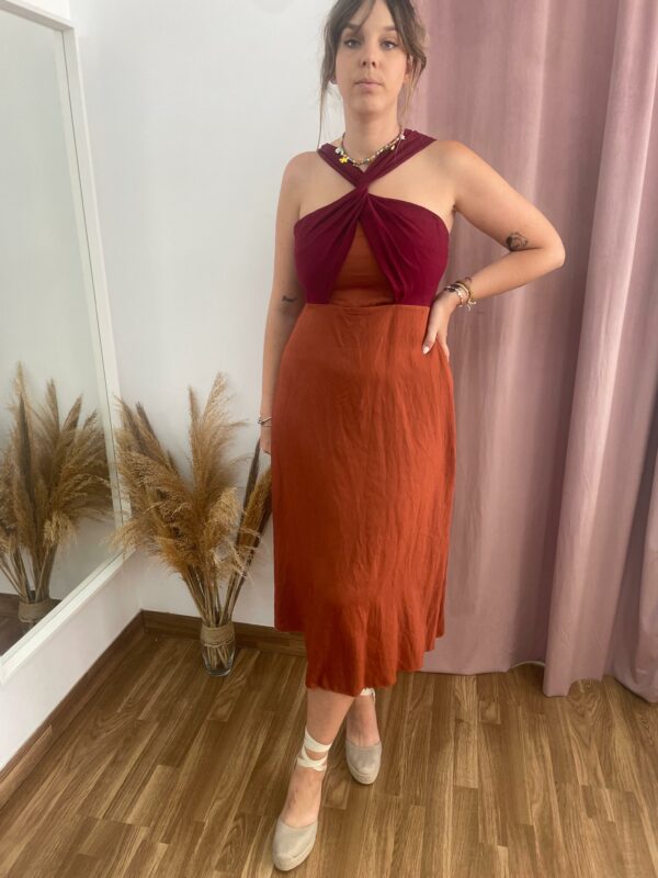 Vestido Bicolor