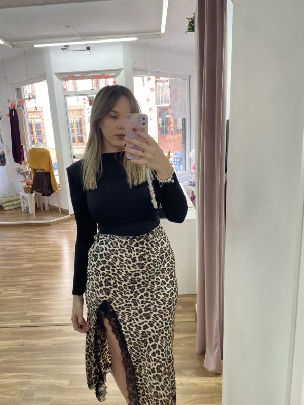 Falda Leopardo